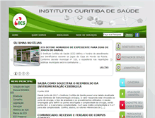Tablet Screenshot of ics.curitiba.org.br